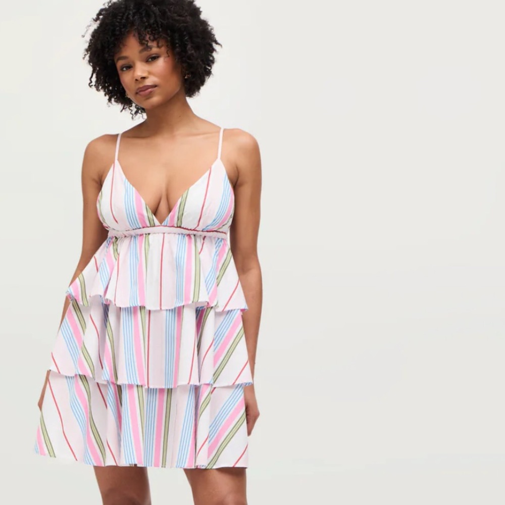 Hill House Striped Mini Dress - Multicolor